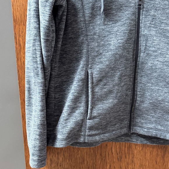 Athletic Works Gray Women's Zip Up Hoodie - Picture 4 of 5